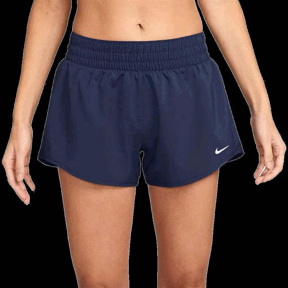 Nike Women's Dri-FIT Brief-Lined Navy Shorts